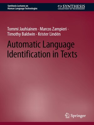 cover image of Automatic Language Identification in Texts